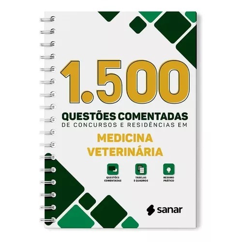 Imagem 1500 Questões Comentadas De Concursos Em Medicina Veterinária