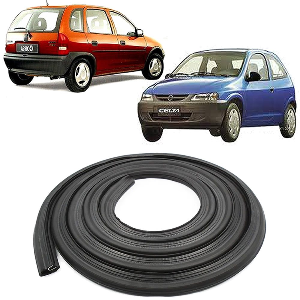 Borracha Vedação Porta Malas Tampa Traseira Celta Corsa Hatch Sedan Waggon Classic Wind