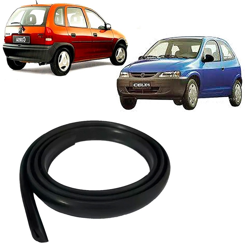 Borracha Friso Acabamento Vedação Churrasqueira Celta Corsa Hatch Sedan Waggon Classic Wind