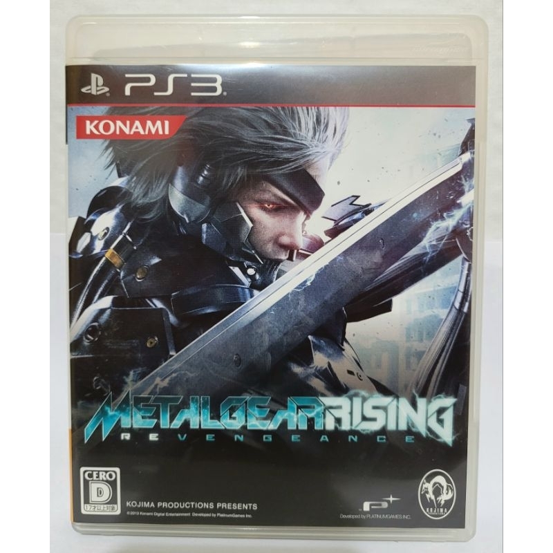Metal Gear Rising Revengeance, jogo original Japonês para ps3 mídia física