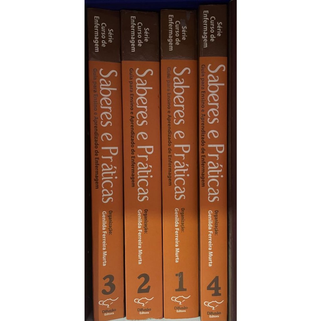 Saberes e Praticas /serie Curso de Enfermagem 4 volumes Genilda Ferreira Murta (8261)