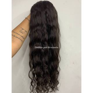 Cabelo Indiano Liga Rosa Ondulado - 100% humano Semi Limpo - 50 gramas - Envio Imediato