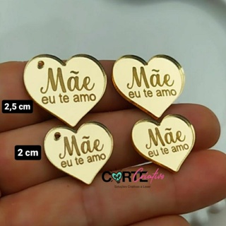 Kit 10 e  30 unidades Coração Mãe eu te amo em Oferta na Shopee