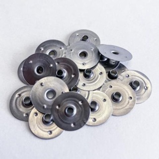 100 Ilhós Base Para Pavio Velas - Alumínio Furo de 2,5mm e 3mm em Oferta na Shopee