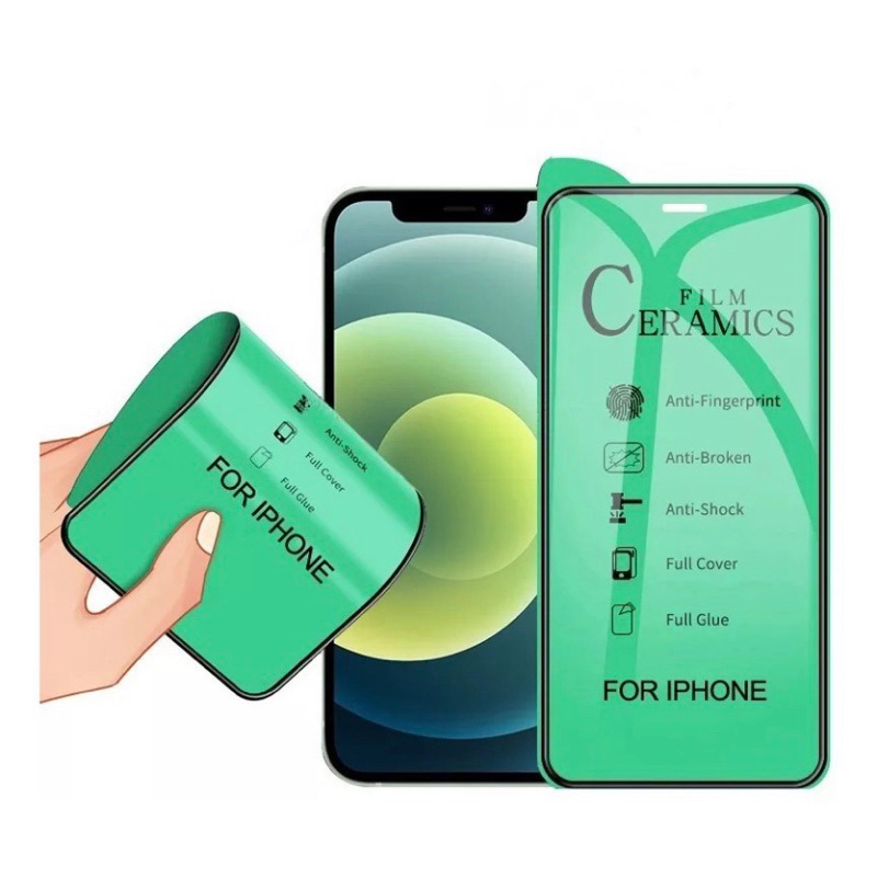 Película Cerâmica Gel 3D Flexível Para IPhone 17PROMAX 7G 7Plus XR 11 12 13 14 15 Plus 16 16Promax 16E em Oferta na Shopee