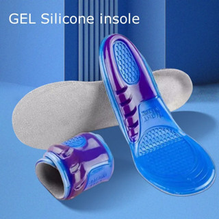 Par De Palmilha Ortopédica Gel de Silicone para Dores nos Pés Anti Impacto