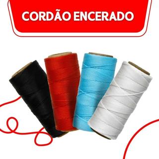 Cordão Encerado 1mm - Fio Cordone Cores Diversas - Com 100 Metros - BRX
