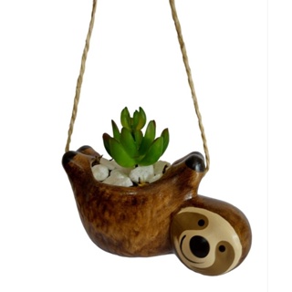 Vasinho Bicho Preguiça de Pendurar Decoração de Jardim em Oferta na Shopee