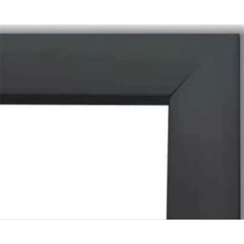 arremate guarnicao 60x60 alumínio preto para janela e vitro