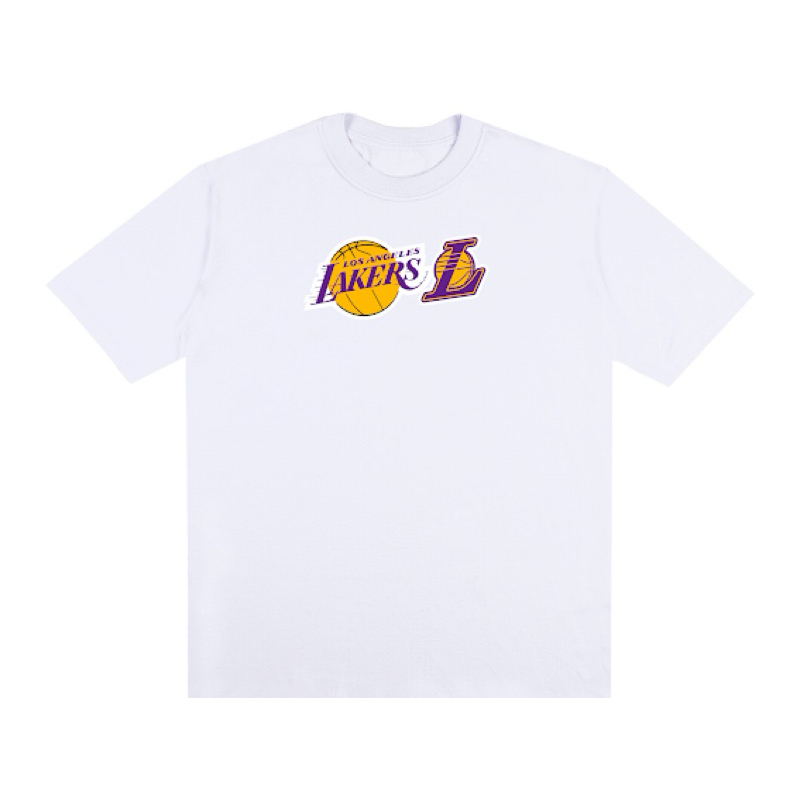 camiseta Streetwear estampada LAKERS oversized personalizada de basquete