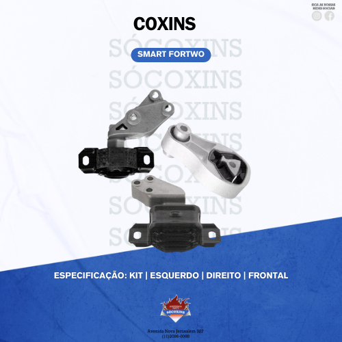 Kit Coxim do Motor para Smart Fortwo