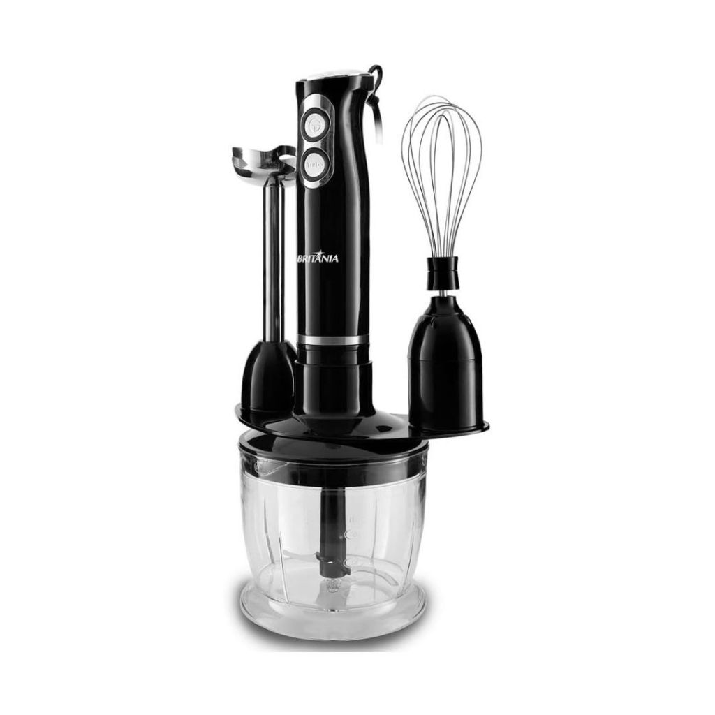 Mixer Elétrico 3 em 1 400W 2 velocidades Bmx400 Preto 110v Britânia 127v