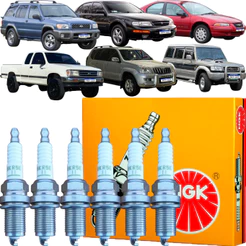 Jogo de Velas Original NGK Maxima Hilux Land Cruiser SW4 MX3