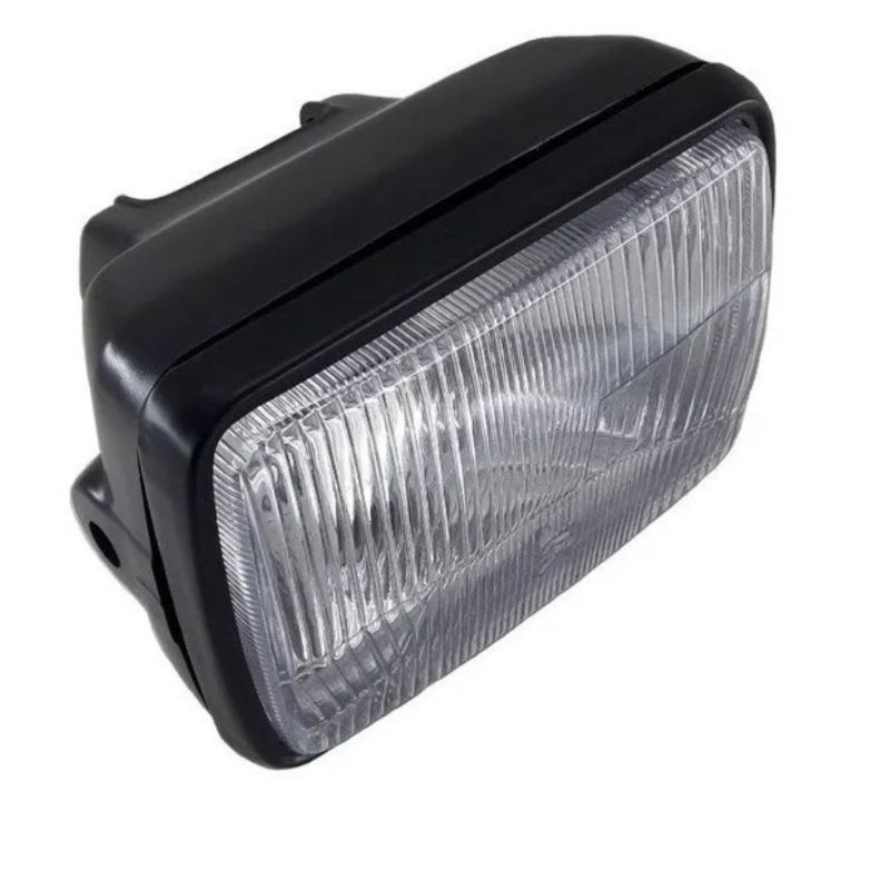 FAROL COMPLETO ARO PRETO CG 83/TITAN99 + LAMPADA+SOQUETE