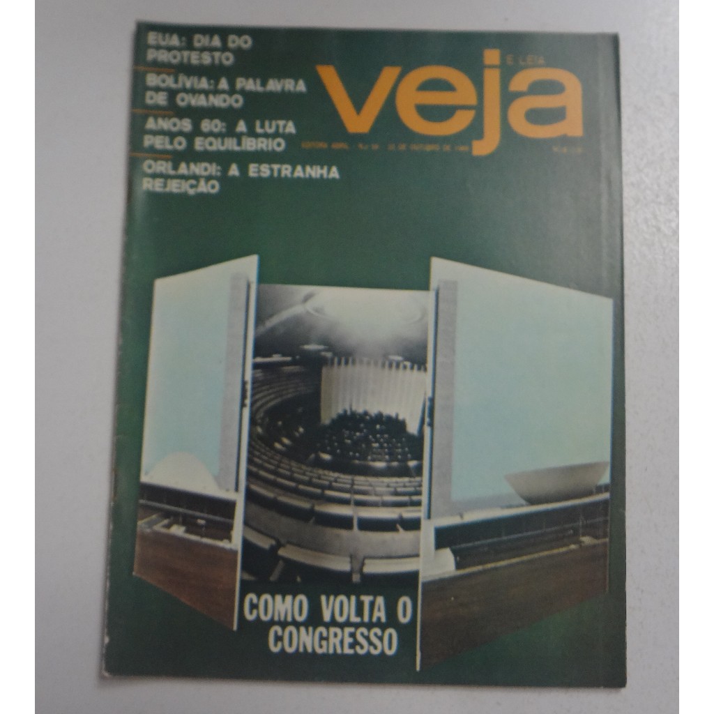 Revista Veja Como Volta o Congresso N° 59