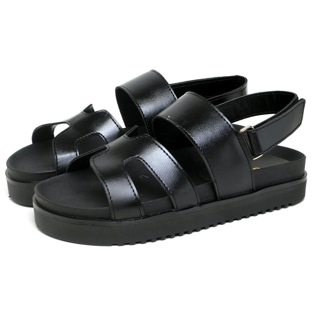 Sandalia Papete Dubuy Feminina Preta Ema 2058FG em Oferta na Shopee