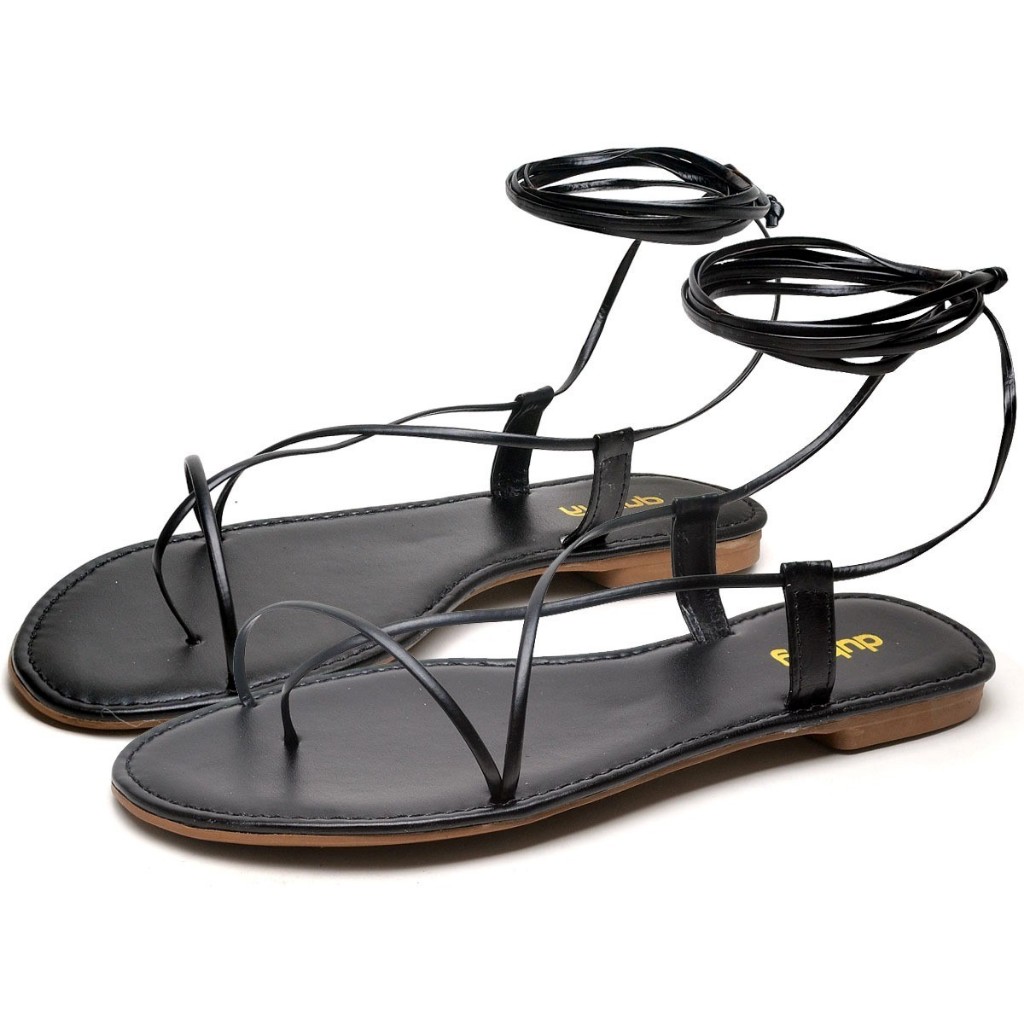 Sandalia Rasteirinha Dubuy Feminina Preto Lia 2032FG em Oferta na Shopee
