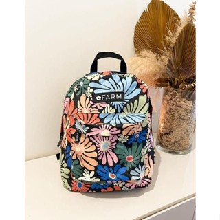 Mochila Estampada Escolar e para Viagem Grande Universitária Farm Alça Com Regulagem Promoção