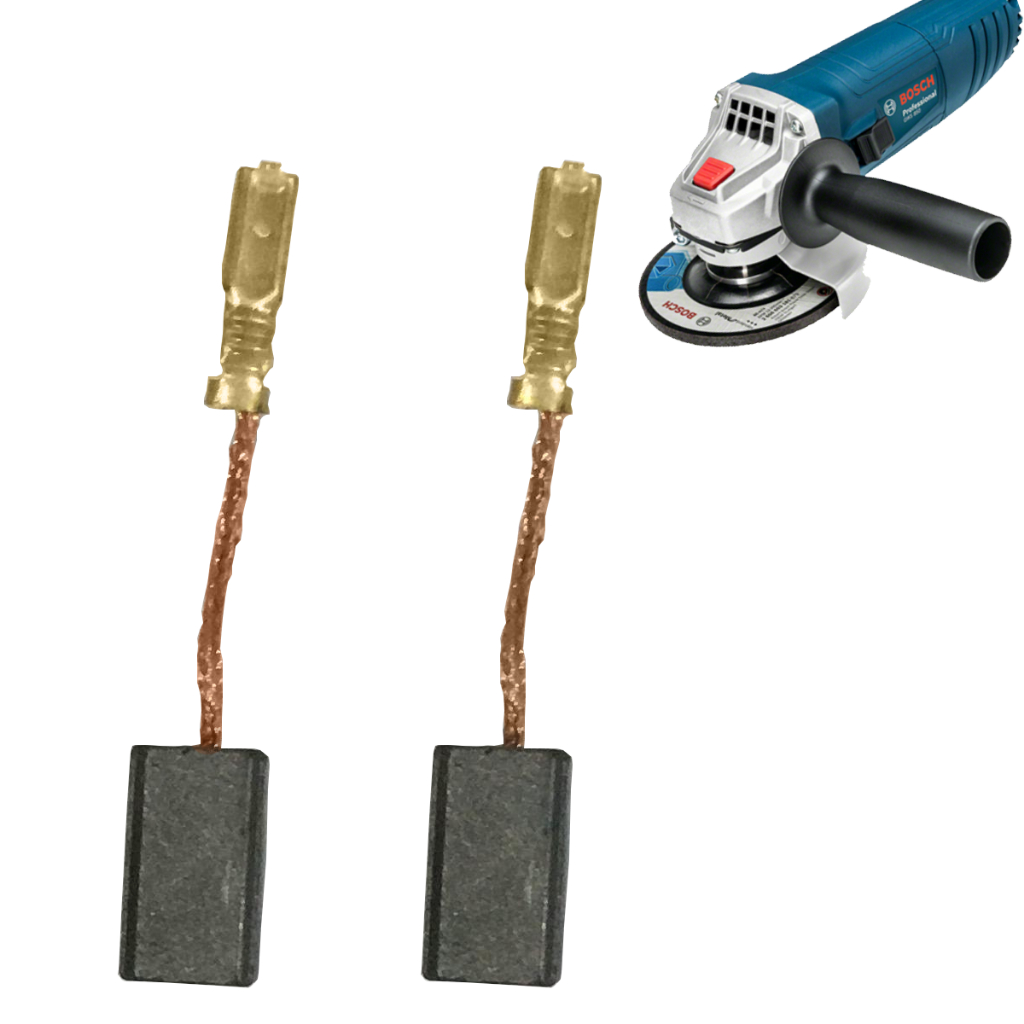 Escova De Carvão Para Esmerilhadeira Bosch 4.1/2 1388 TC-77 2 Peças Reposição