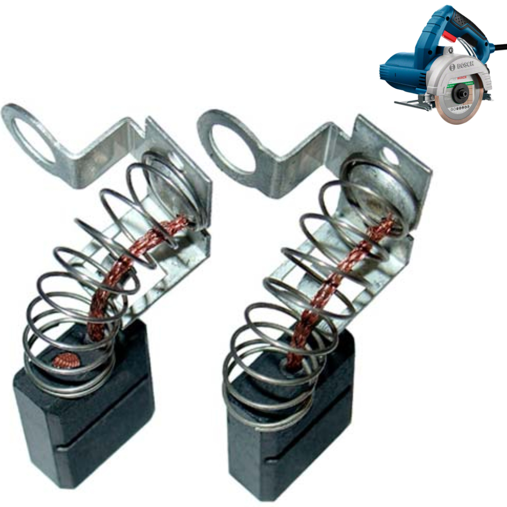 Escova De Carvão Para Serra Mármore Skil 1548 1546 Com Parafuso Tc13 2 Peças em Oferta na Shopee