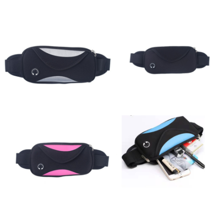 Bolsa Pochete Unissex Esportiva Sem Volume Compacta Leve impermeável porta celular porta garrafa em Oferta na Shopee