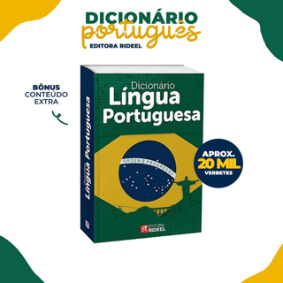 Mini Dicionário Escolar Língua Portuguesa Em Português em Oferta na Shopee