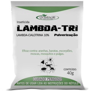 Inseticida Hidrossolúvel Lambda-tri Pulverização Anti pragas insetos amplo espectro como Aranhas, Besouros, Escorpiões, Mosquitos
