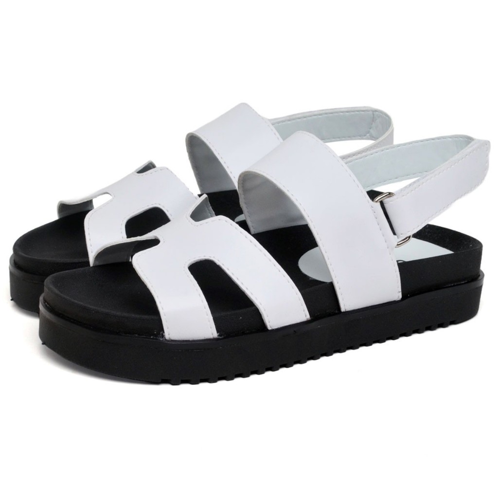 Sandalia Papete Dubuy Feminina Bicolor Ema 2058FG