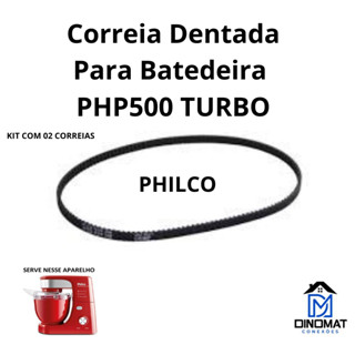CORREIA DENTADA PARA BATEDEIRA PHILCO PHP 500-KIT COM 02