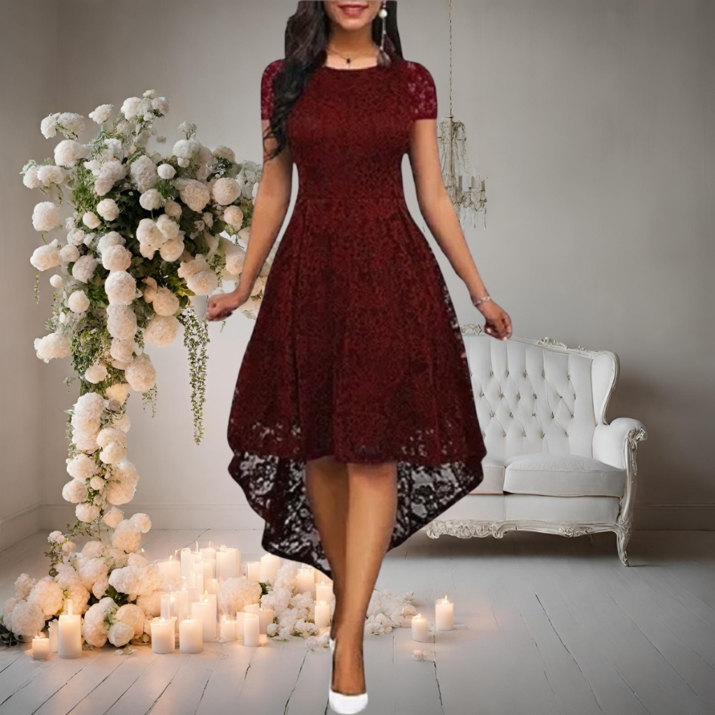 Vestido Madrinha 71 Renda Casamento Festa Noiva Batizado Plus Size Aniversario Formatura Moda Gospel em Oferta na Shopee