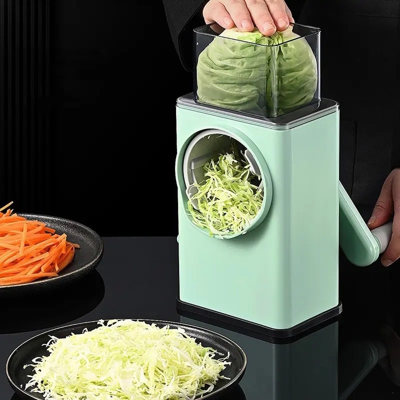 Processador De Alimentos Manual Cortador Ralador Picador Fatiador De Batata Legumes Repolho Vegetais Carne Frutas