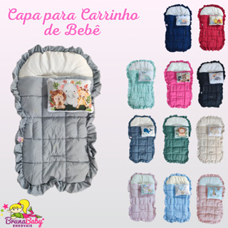 Kit 3 Peças - Capa para Carrinho & Protetores de Cinto com Almofadinha
