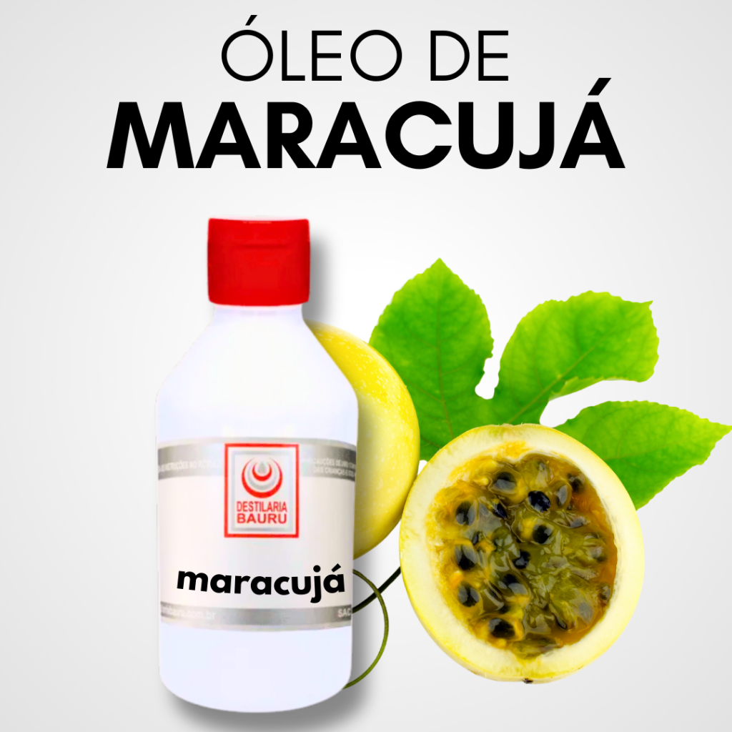 Óleo de Semente de Maracujá 100% Puro Extra Virgem Vegetal Prensado Frio - 100ml, 500ml, 1L