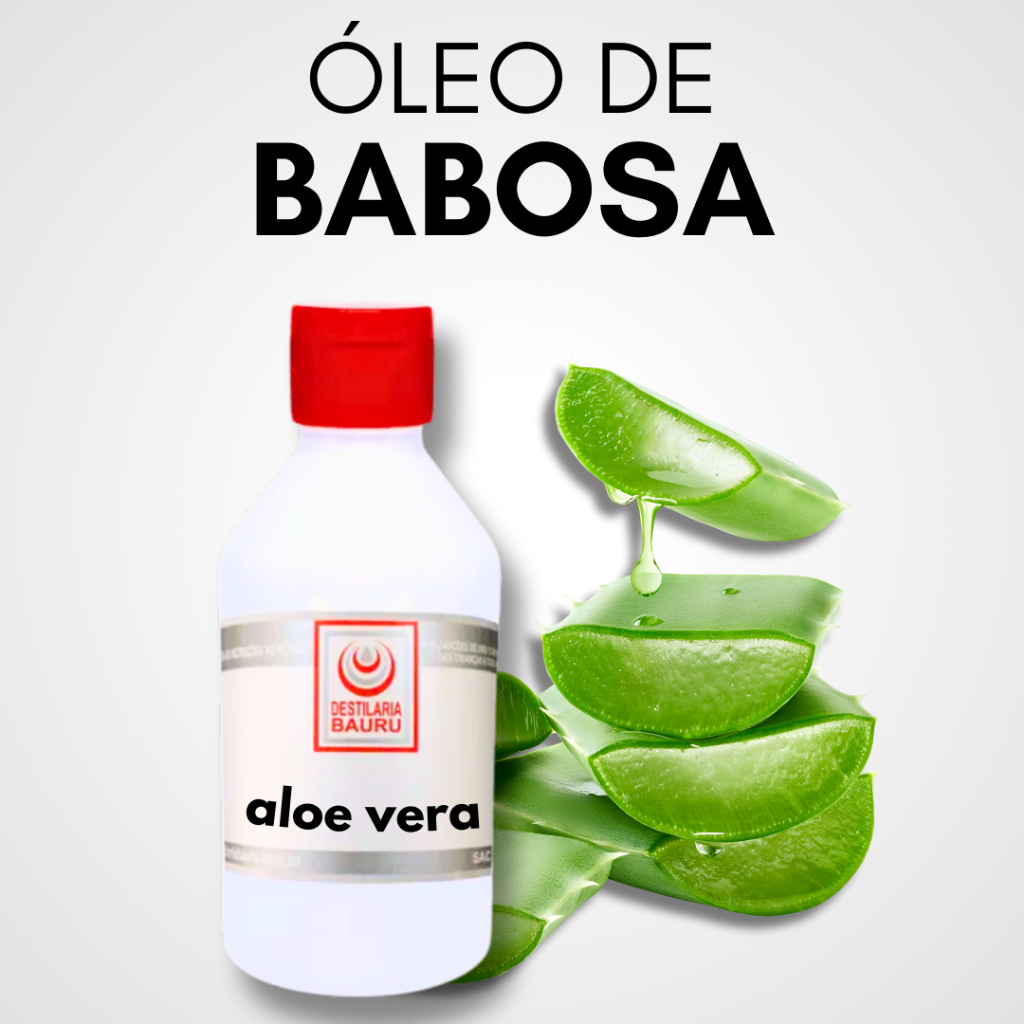 Óleo de Babosa (Aloe Vera) 100% Puro Vegetal Extrato Oleoso - 100ml, 500ml, 1L