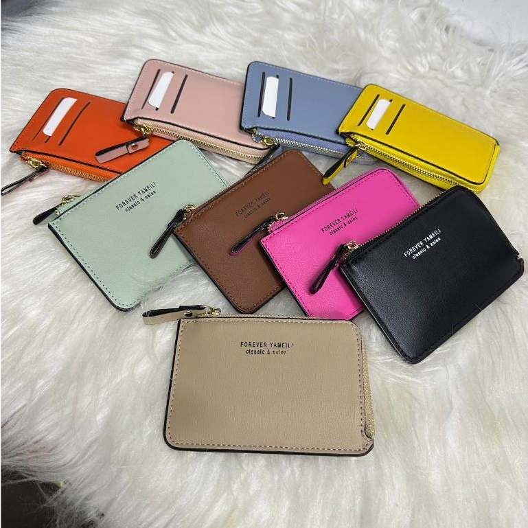 Carteira Feminina porta cartão, moeda, dinheiro pequena Cor aleatória( CH818)