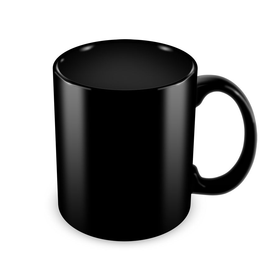 Caneca de Porcelana Preta (Não é para Sublimar) 300ML Lettering Promocional . em Oferta na Shopee