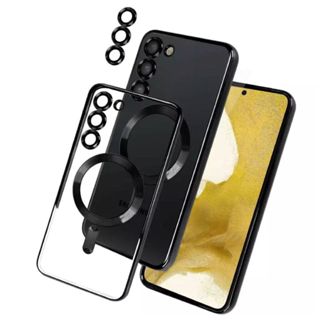 Capa Magsafe Com Proteção de Lente Para Samsung Galaxy S22 5G) Capinha Case