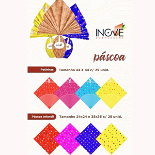 25 EMBALAGEM OVO DE PÁSCOA ENVELOPE EXPRESS 100/150/250/350/500g PÁSCOA 2024