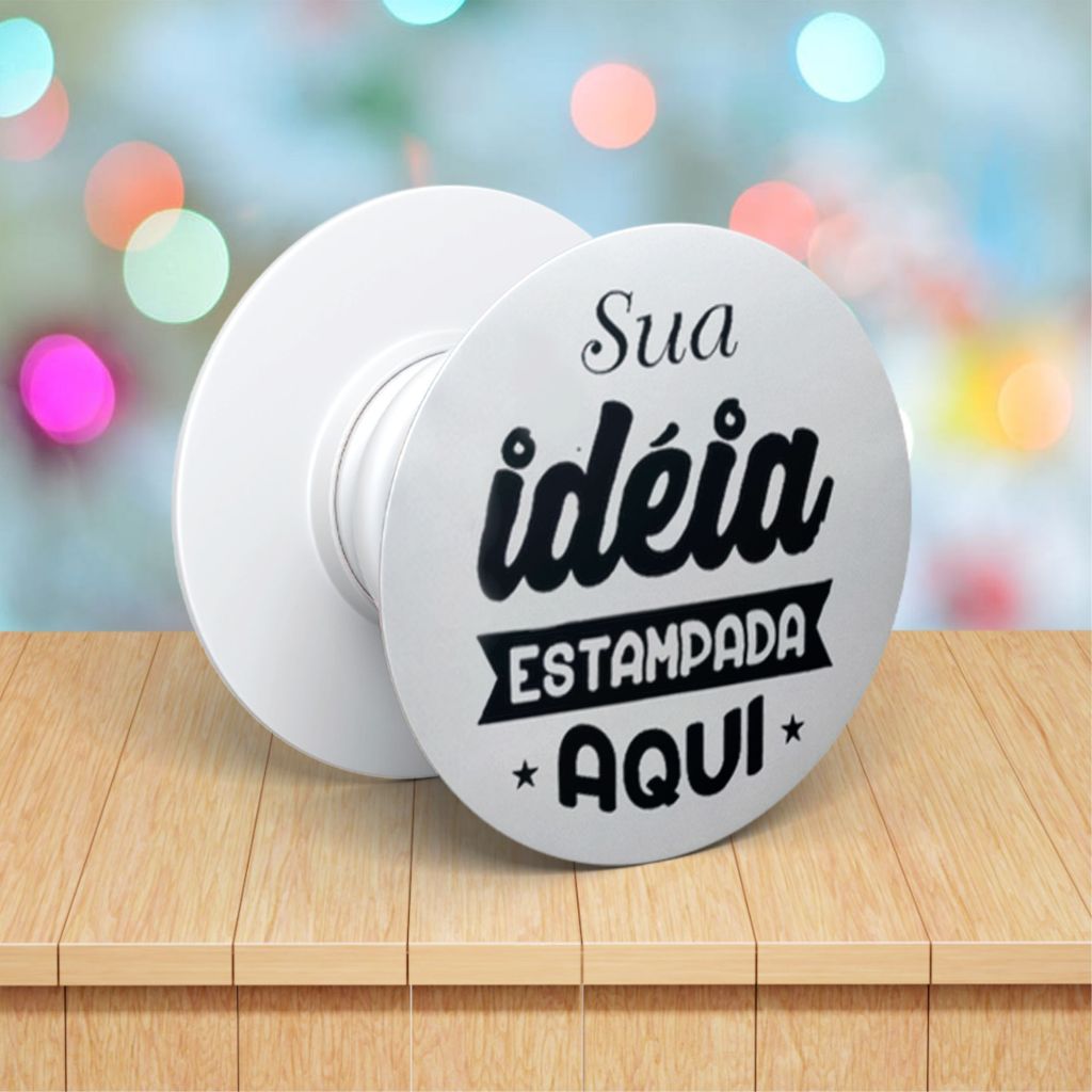 Suporte Popsocket para Celular Personalizada Com Foto, Logo, Imagem ou Nome em Oferta na Shopee