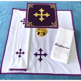 Alfaia Cruz Dourada - ROXA - LITUA em Oferta na Shopee