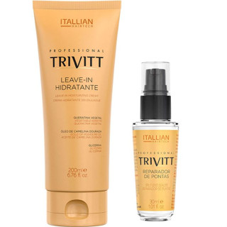 Leave-in Hidratante Trivitt 200g E Reparador Trivitt 30ml em Oferta na Shopee