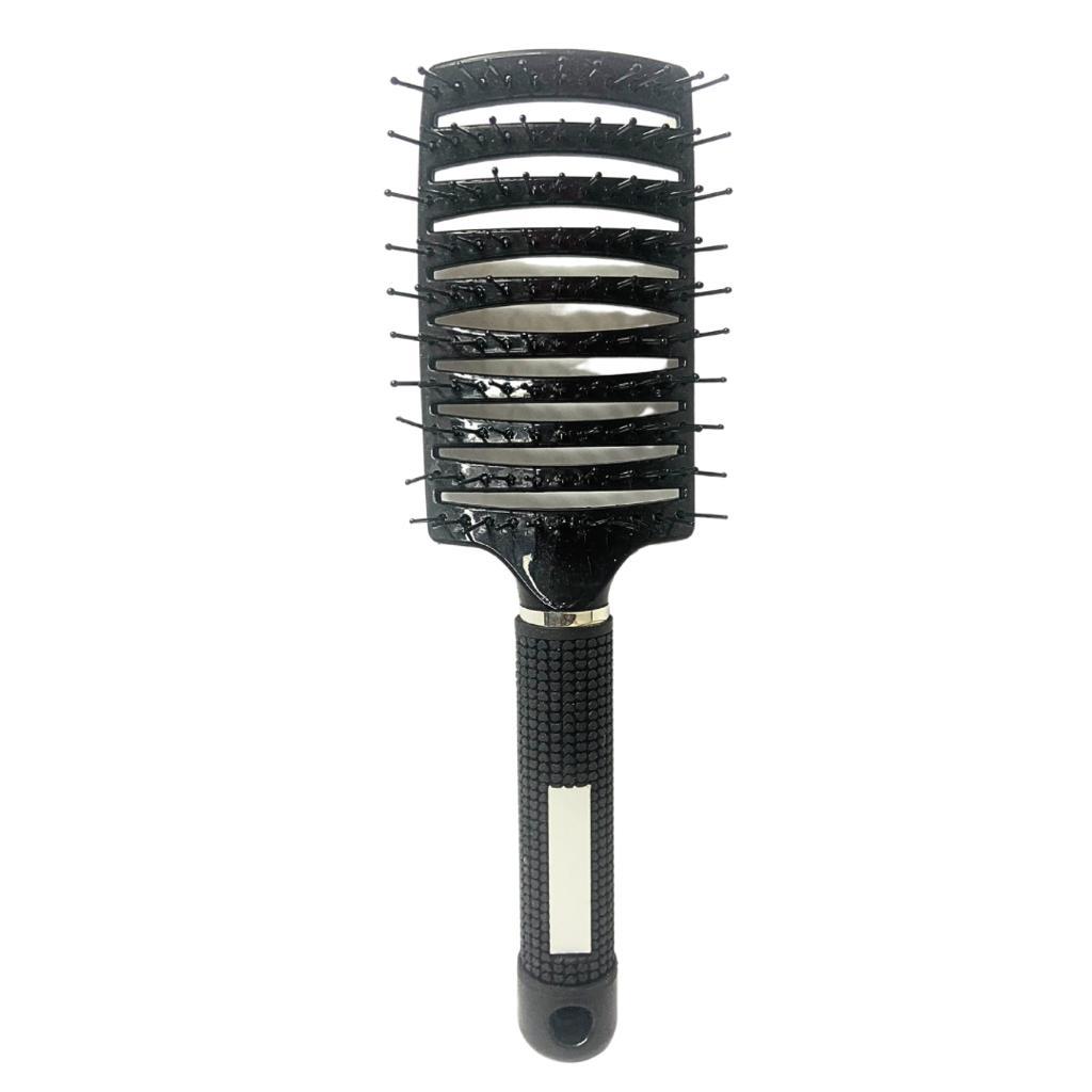 Escova Raquete Vazada Escova De Cabelo Profissional Curva em Oferta na Shopee