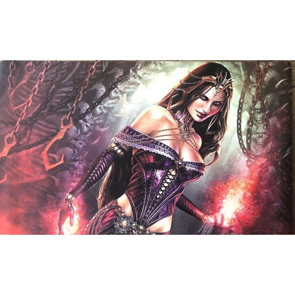 Magic Liliana do Véu Playmat e/ou Mousepad Gamer (58cm x 30cm)