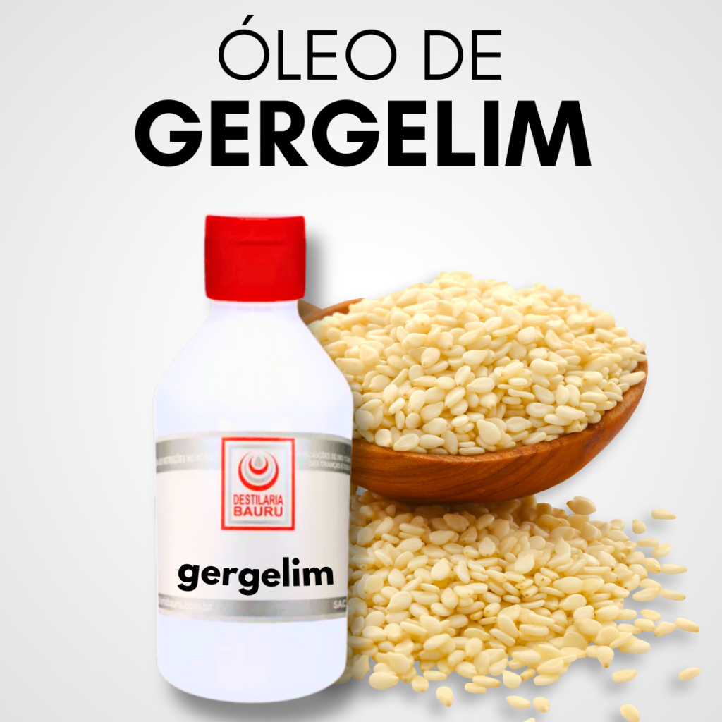 Óleo de Gergelim 100% Puro Extra Virgem Vegetal Prensado a Frio - 100ml, 500ml, 1L