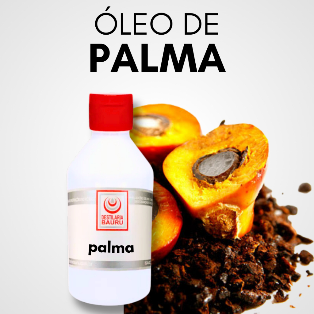 Óleo de Palma 100% Puro Vegetal Extra Virgem Prensado Frio - 500ml, 1 L