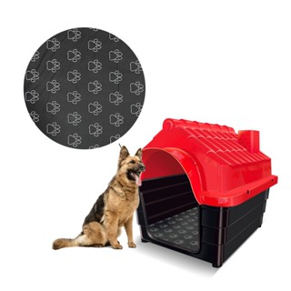 Casa Casinha Em Plástico Para Cachorros N7 Com Colchão