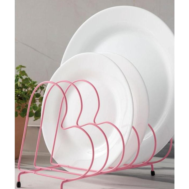 Escorredor de Pratos e Tampas em formato de Coração