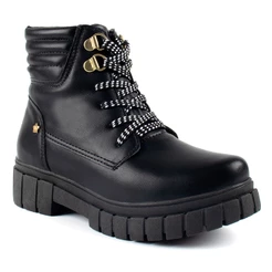 Bota Coturno Infantil Menina Fashion Confortável Solado Grosso Antiderrapante Tratorada Estilosa Luxo