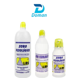 Soro Fisiológico LBS Solução de Cloreto de Sódio a 0,9% 1L/ 500ml/ 100ml