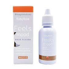 Base Fluida feels Mood Ruby Rose - ME110 25g- Base Fluida feels Mood - Base Fluida - Base Ruby Rose -Base Fluida Alta Cobertura - Base Fluida da Ruby Rose. Base Fluida Feels